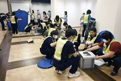 迅速に避難所開設