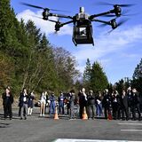 ドローンで医薬品を孤立地域に　日光・いろは坂周辺で県内初の実証実験　清滝から中宮祠へ７キロを飛行