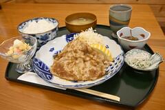 【食べた？】香り、ボリューム、ガツン　豚肉ニンニクたれ定食　ふくいち食堂（那須塩原）