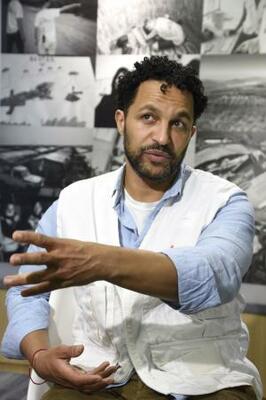 　東京都内で取材に応じる国境なき医師団（ＭＳＦ）のジャビド・アブデルモネイム会長