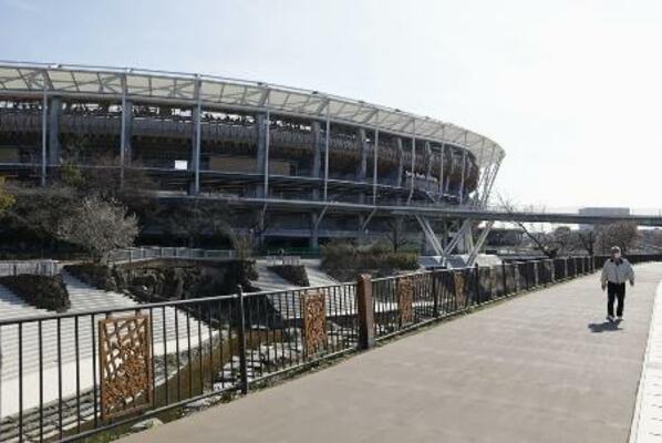 愛知・名古屋アジア大会のメイン会場「パロマ瑞穂スタジアム」=3月、名古屋市