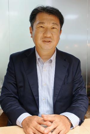 　ＴＶｅｒ社長の大場洋士さん＝２０２５年７月、東京・新橋