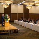 藤井筆頭代表理事「技術恐れず価値創造へ」　宇都宮で県経済同友会の新年例会