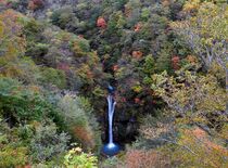 駒止の滝で深まる秋　那須