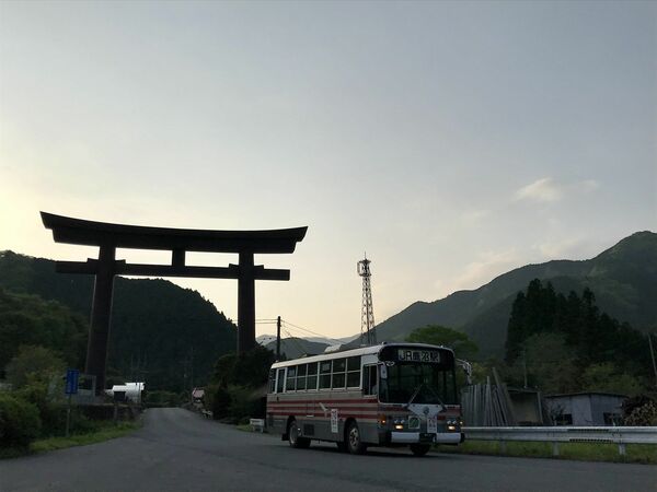 引退が決まった６号車（関東自動車提供）