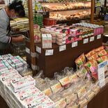 道の駅はがに新コーナー　福島・国見町の桃加工品販売　連携見越し試験的に