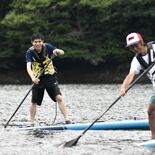 【夏に挑む　若手記者体験記】④SUP体験　猛暑も忘れる「非日常」