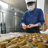桜餅作り大忙し　宇都宮