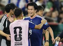 上田 日本初２ゴール