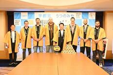 前回王者が市長を表敬