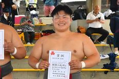大相撲でもレアな大技「居反り」で栄冠　個人無差別級の高橋安滋（黒羽）　…