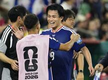 上田 日本初2ゴール