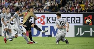 Ｊ１首位の京都、岡山に５―０