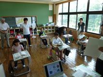 写真の配置を工夫／大田原市片田小