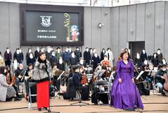 野外で「第九」演奏会　宇都宮