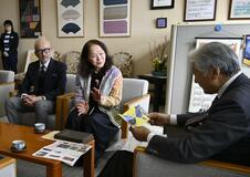 館長が知事に長官表彰報告