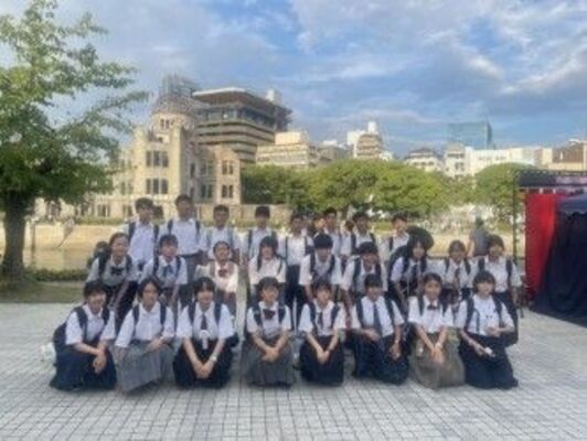 広島に派遣された宇都宮市の生徒たち