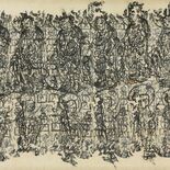 足利尊氏の絵　栃木県立博物館・砂川恭輝さん　少しずつ描いた観音と地蔵　…