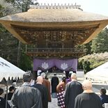 真岡・高田山専修寺で「楼門」の完成記念式　４年にわたり修繕工事　「協力…