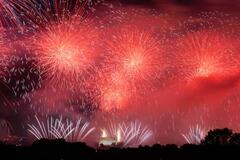 米首都、祝賀花火で大気汚染6倍