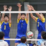 裏をかく戦術はまる　春高バレー足大付、攻守圧倒し初戦突破　２回戦「自分たちのバレー貫く」