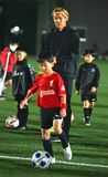 ガンバ大阪の宇佐美選手が指導　小山でサッカー教室