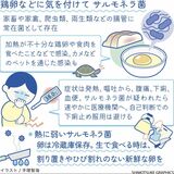 サルモネラ菌　卵は割り置きなどせずに　冷蔵保存し、賞味期限…