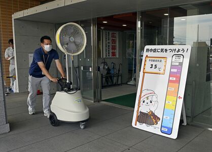 佐野で猛暑日寸前34.9度　県内13地点で今年最高気温を更新