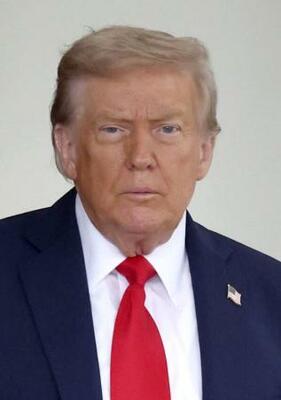 トランプ米大統領(ゲッティ=共同)