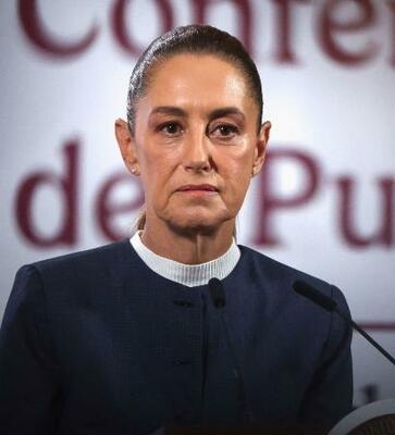 　メキシコのシェインバウム大統領（ロイター＝共同）