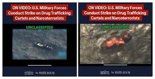 米軍、ベネズエラ麻薬船を攻撃