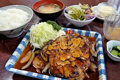 佐野　　お食事処ふじトンテキ定食