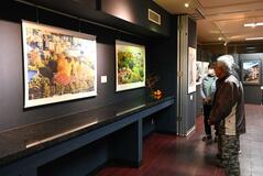 多様な写真作品 きょうまで展示