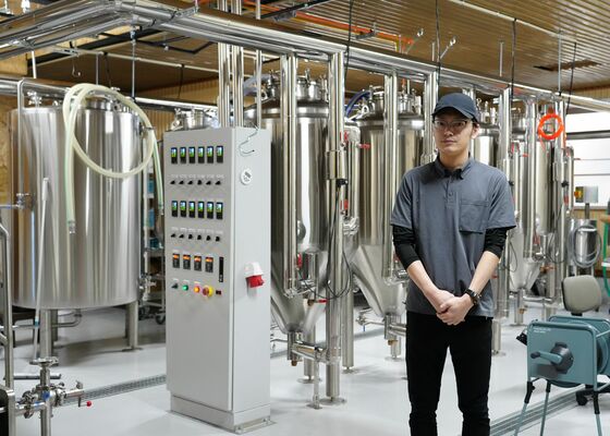 新たにクラフトビール製造を始めた小池社長