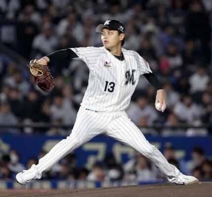 西武との開幕戦で先発したロッテの毛利=ZOZOマリン