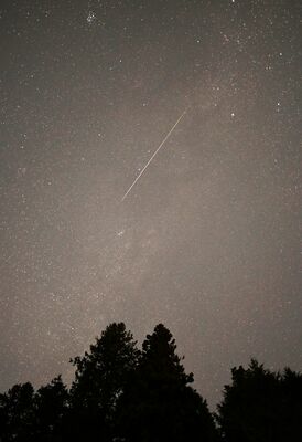 2022年12月14日に益子で観察された「ふたご座流星群」
