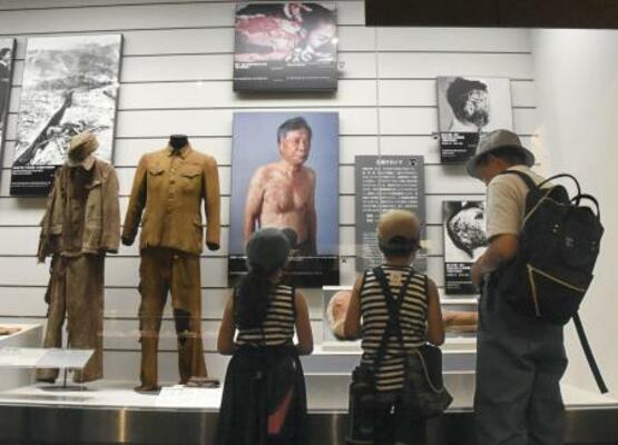 　長崎市の長崎原爆資料館の展示物＝２０１９年８月