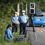 狭い道でも駐車スペースなくても　可搬オービスで速度違反取り締まり　県警…