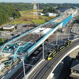 「渋滞の起点」ＬＲＴ軌道隣で...国道の立体化工事進む　宇都宮・野高谷…
