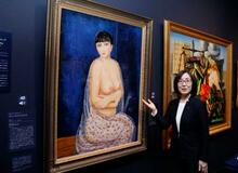 山田養蜂場が所蔵の絵、贋作か