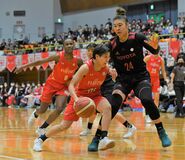 鹿沼でバスケ女子Ｗリーグ　東京五輪銀の町田らに熱い視線