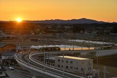フォーカスＬＲＴ　初日の出