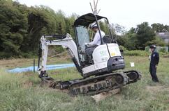 災害時の重機不足克服へ