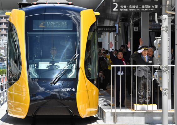 宇都宮ライトレールが運行するライトライン