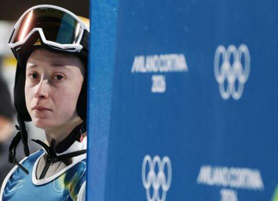 　ジャンプ女子ノーマルヒルで２位だったニカ・プレブツ＝７日、プレダッツォ（ロイター＝共同）