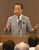 立憲民主党候補の応援で演説する野田代表＝10日夕、小山市神鳥谷