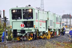 ＪＲ烏山線の保守工事