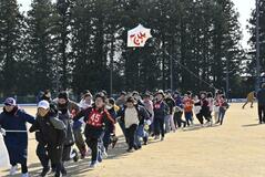 夢寄せ書き たこ揚げ大会