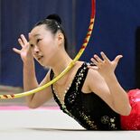 県高校総体 新体操 五十畑(文星女)が個人総合で初優勝 優雅にコミカル…