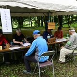古賀志山に臨時案内所を設置 守ろう会「甘く見ないで」 安全登山の意識向上へ